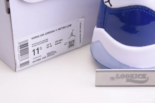 11 Retro Air Concord AH7860-100 Low White Jordan 0731